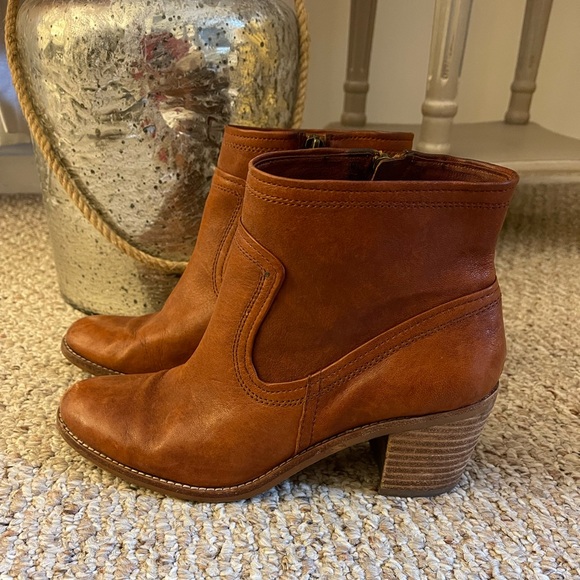 Leather booties - Picture 1 of 2